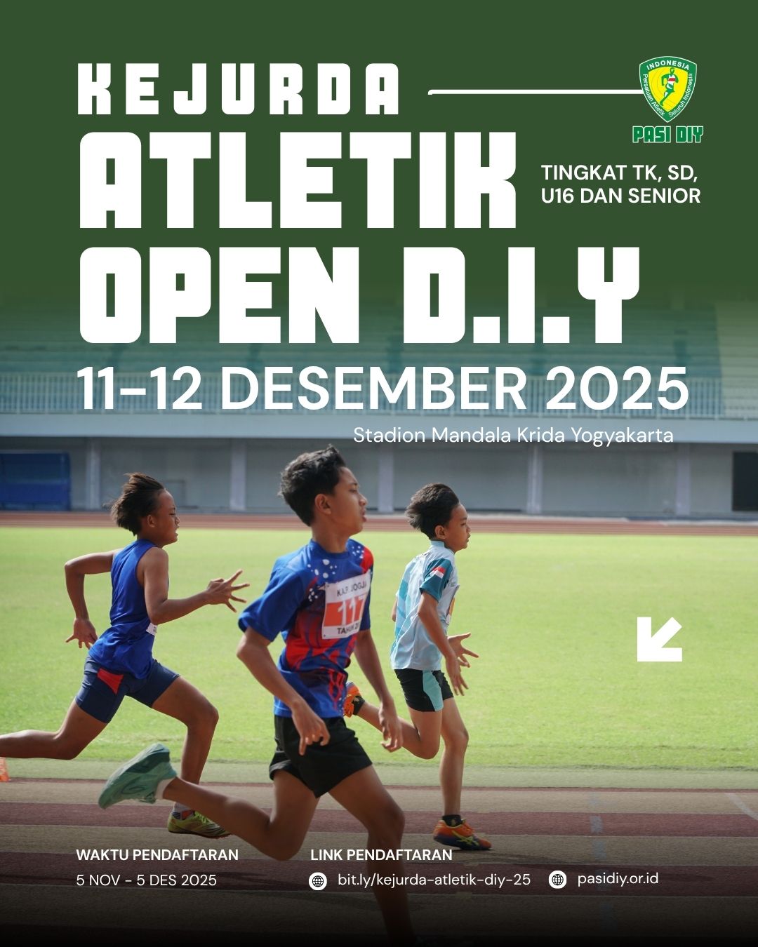 Kejurda Atletik Open DIY 2025